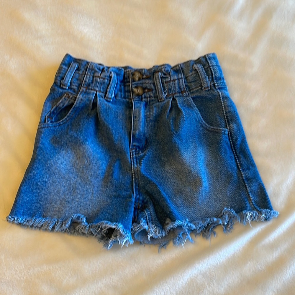 Chelsea and Violet girls jean shorts.